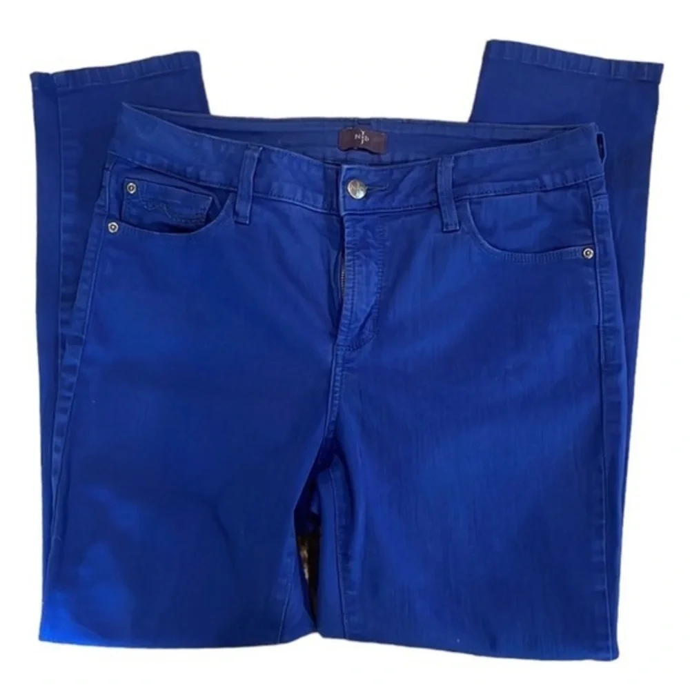 NYDJ‎ Colbalt Blue Ankle Jeans Size 10
